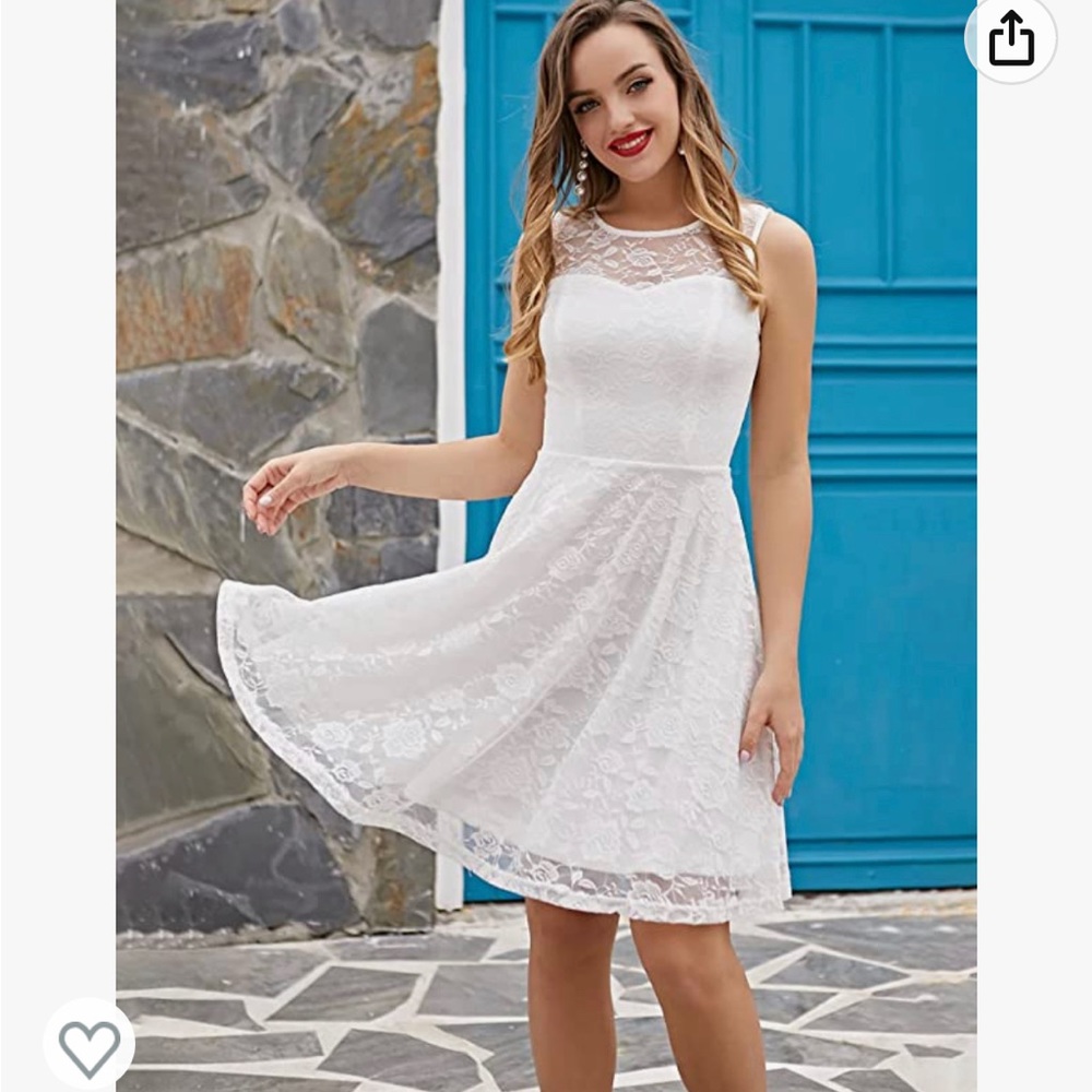 EUC 3XL White dress worn once